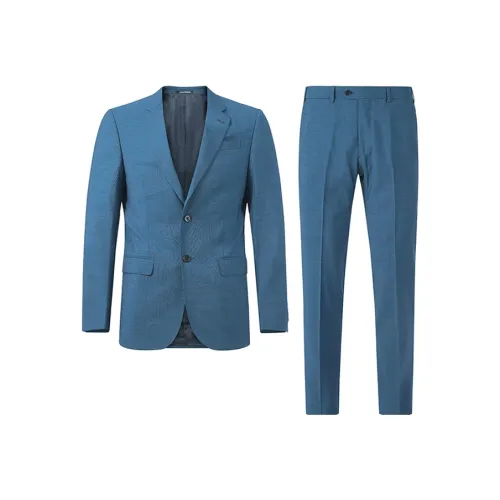 EMPORIO ARMANI FW22 Бизнес-костюм Мужской Морской Синий
