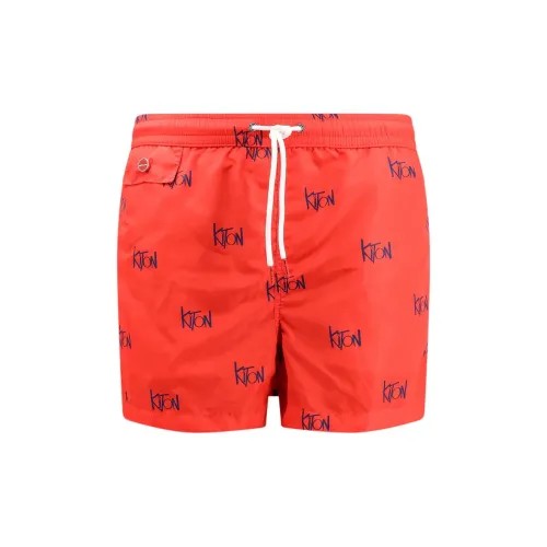 KITON Плавательные шорты Мужские Оранжевые