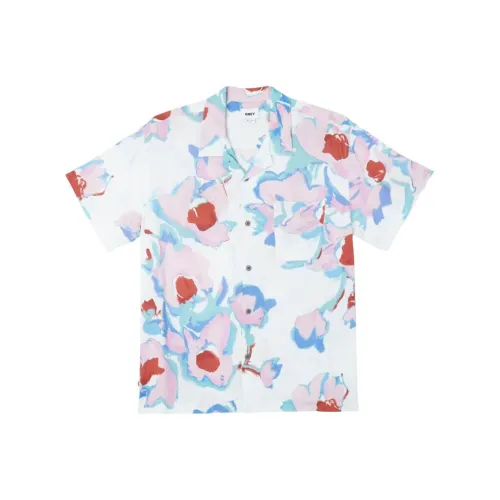 OBEY Кремовые Мужские Рубашки