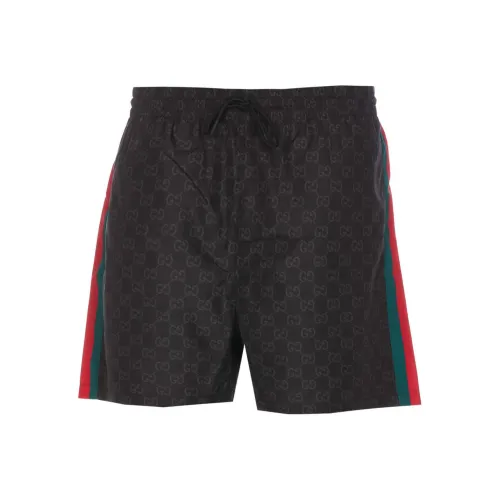 GUCCI Коричневые Мужские Пляжные Шорты