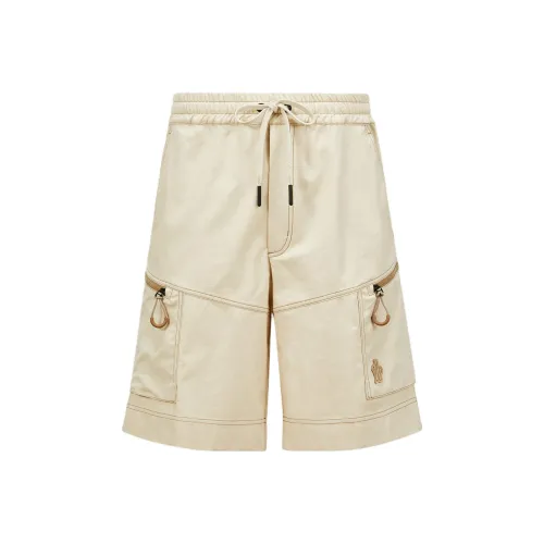 Moncler Grenoble SS25 Карго Шорты Мужские Светлый Бежевый