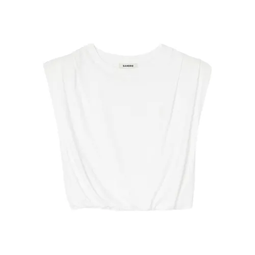 SANDRO Белые Женские Майки
