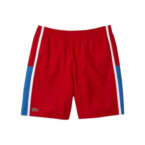 LACOSTE Повседневные шорты Мужские Красные