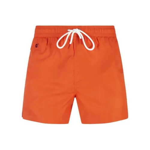 KITON Плавательные шорты Мужские Оранжевые