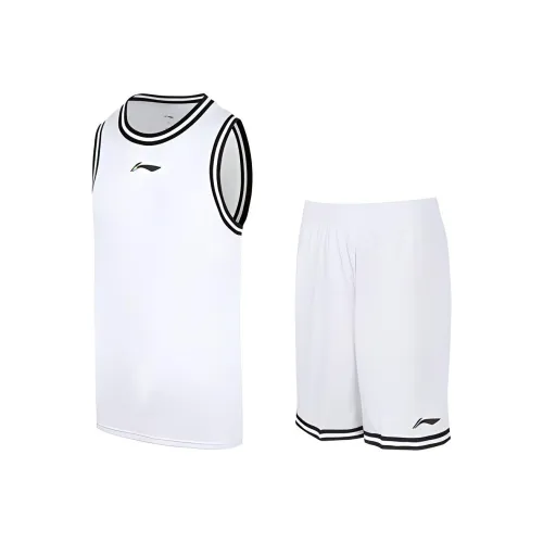 LINING Баскетбольный костюм мужской белый