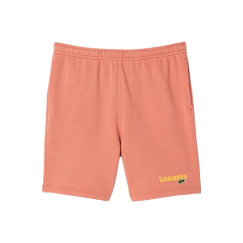 Шорты Casual Мужские Розовые в сотрудничестве с LACOSTE