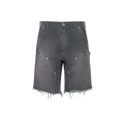 Maison Margiela Джинсовые шорты Мужские Мытые Серый