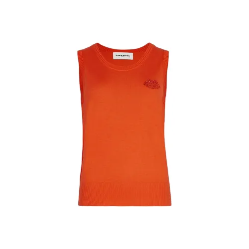 Sonia Rykiel Апельсиновые Женские Майки