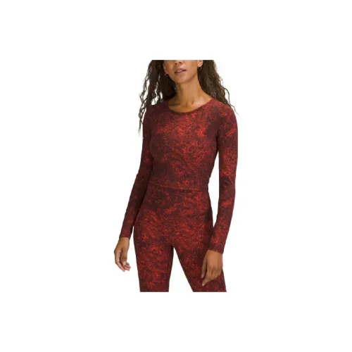 lululemon Wunder train Топ Женский Красный