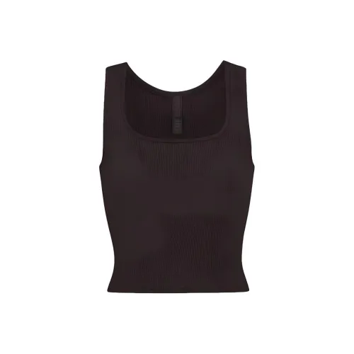 SKIMS SOFT LOUNGE Collection Топ на бретелях Женский Onyx Black