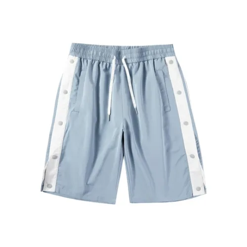 HLA JEANS Светло-синие шорты Splicing 02 Мужские Повседневные