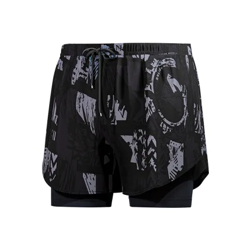 Плавательные шорты с подкладкой мужские черные и коричневые