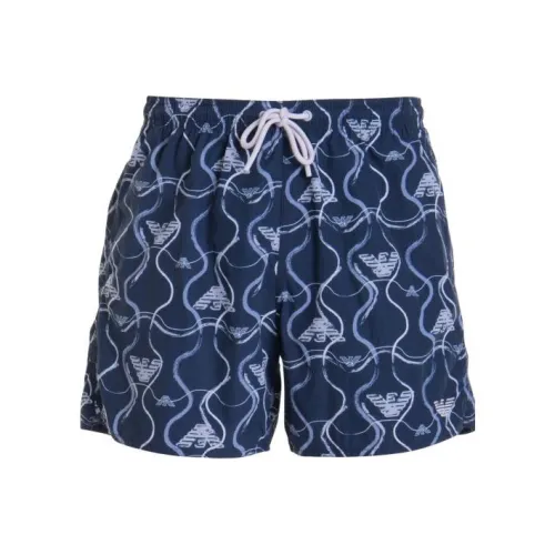 EMPORIO ARMANI Повседневные шорты Мужские Синие