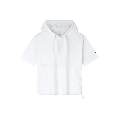 ANTA Variety Тренировки Коллекция T Рубашка Женская Снежно-Белая