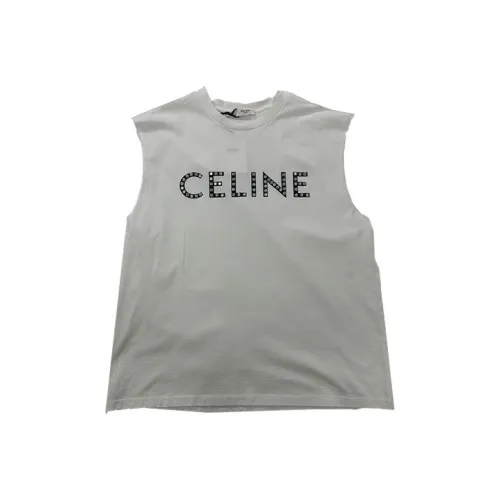 CELINE SS22 Майка Женская Белая