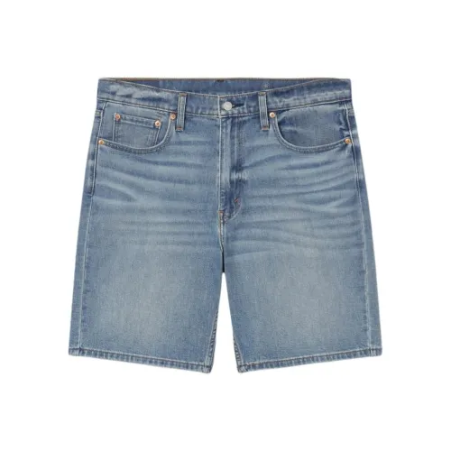 Levis Blue Men's Denim Shorts Левис Синий Мужские Джинсовые Шорты