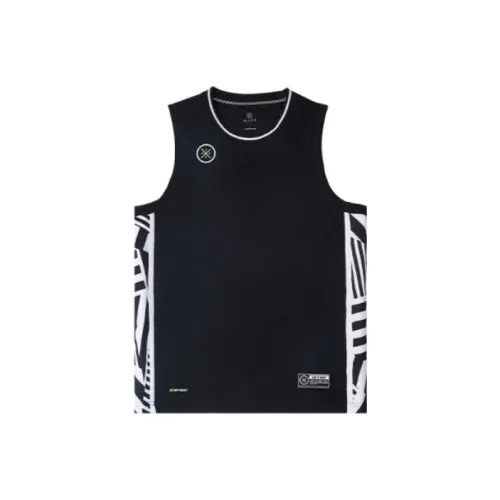 LINING Wade Collection Баскетбольная Джерси Мужская Черная Белая