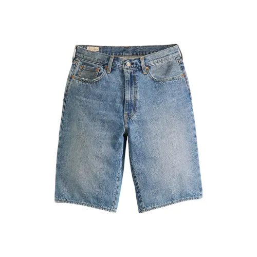 Levis Blue Men's Denim Shorts Левис Синий Мужские Джинсовые Шорты