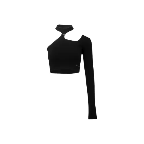 Ann Andelman Черные Женские Короткие Топы