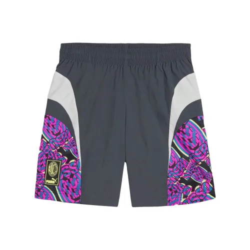 PUMA ACM FTBLNRGY Ткани вязаные Короткий Повседневные шорты Мужской Темно-серый