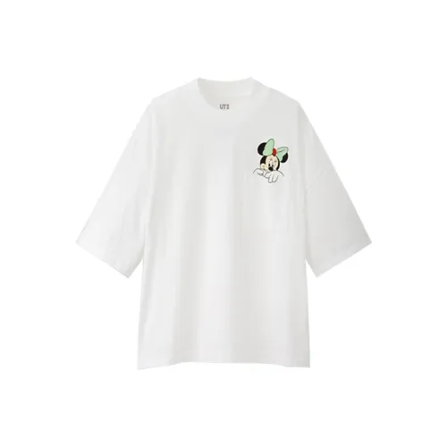 UNIQLO x AMBUSH Микки маус X Keith Haring Co Branded Series T Рубашка Женская Белая