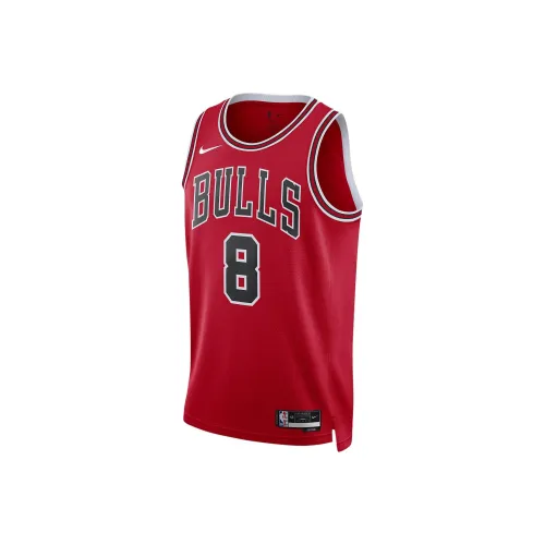 Nike Chicago Bulls Баскетбольная Джерси Мужская Красная
