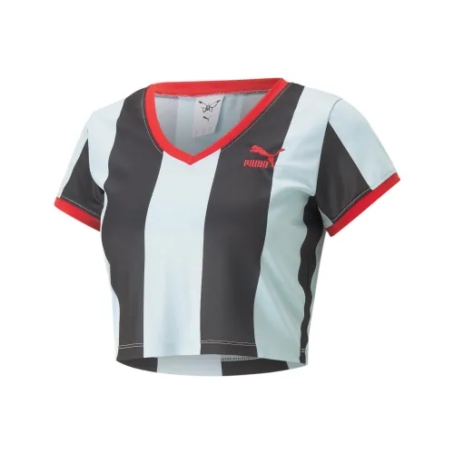 PUMA X DUA LIPA Кроп Топ Женский Синий