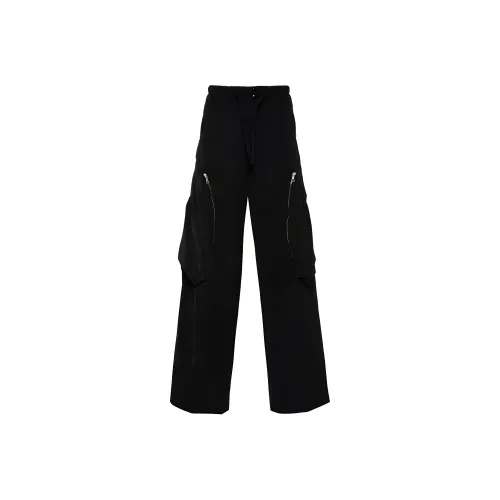 DRIES VAN NOTEN Мужские повседневные брюки черного цвета