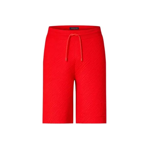 LOUIS VUITTON Повседневные шорты Мужские Красные