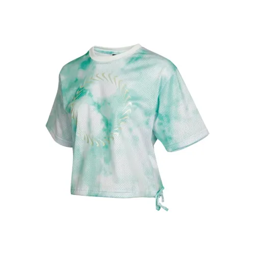 NIKE Зеленые Женские Короткие Топы