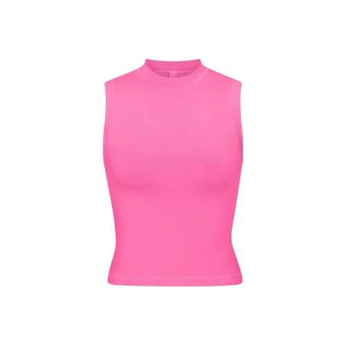 SKIMS Майка Женская Конфетно-Розовый Sugar Розовый