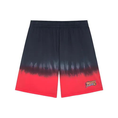 MITCHELL NESS Баскетбольные шорты Мужские Черные Красные