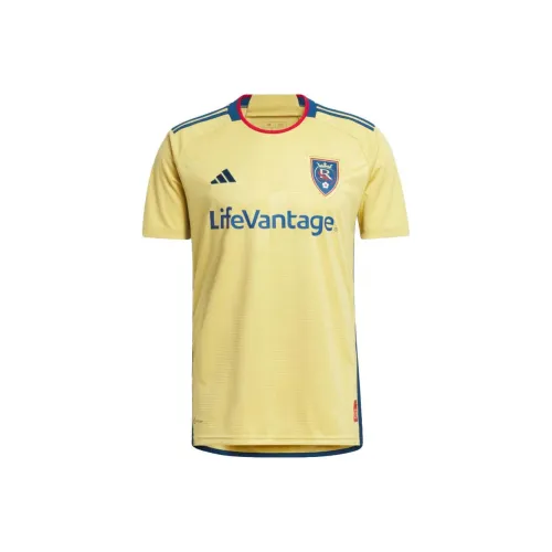Adidas Real Salt Lake Желтый Лимонит Мужская Футбольная Джерси