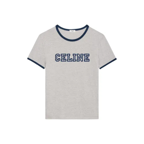 Celine Серые Мужские T-Рубашки