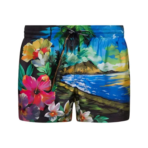 Dolce & Gabbana Многоцветные Мужские Пляжные Шорты