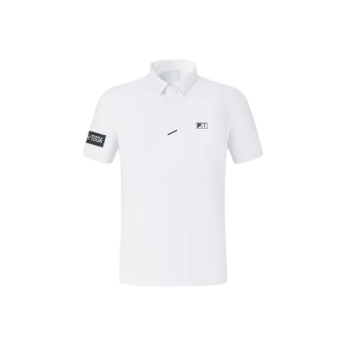 FILA GOLF серия SS25 Поло Мужское Белое