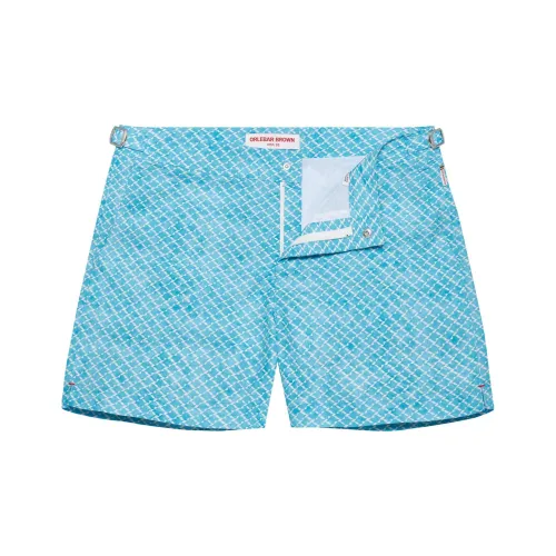 Orlebar Brown Мужские синие пляжные шорты