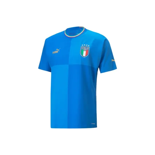 PUMA Синий Мужской Футбольный Джерси