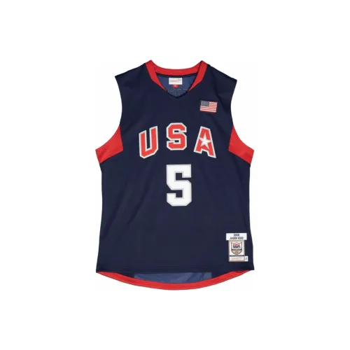 MITCHELL NESS Баскетбольная Джерси Мужская Синяя