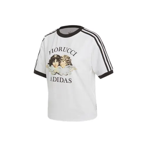 Adidas Originals x FIORUCCI T-рубашка Женская Белая