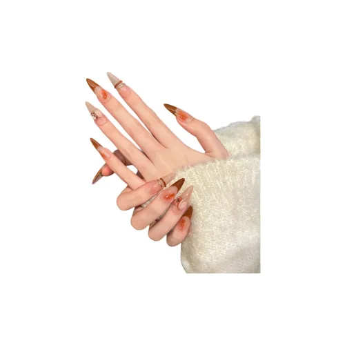 Yun Yue Joe Очень Прохладный False Nail Острый Тип Стиль Майярд Градиентный Матовый