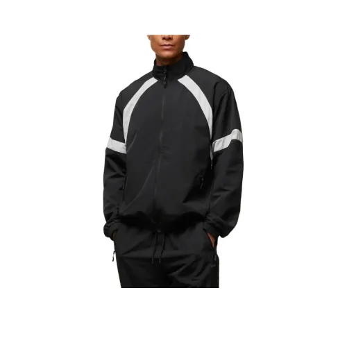 GYMSHARK Everywear Куртка Мужская Черная Светло-Серая