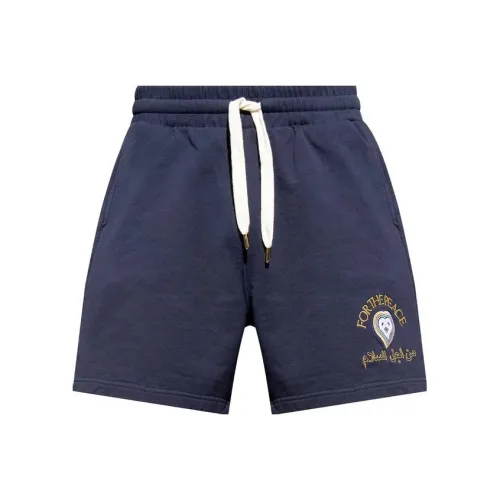 CASABLANCA Темно-синие мужские повседневные шорты