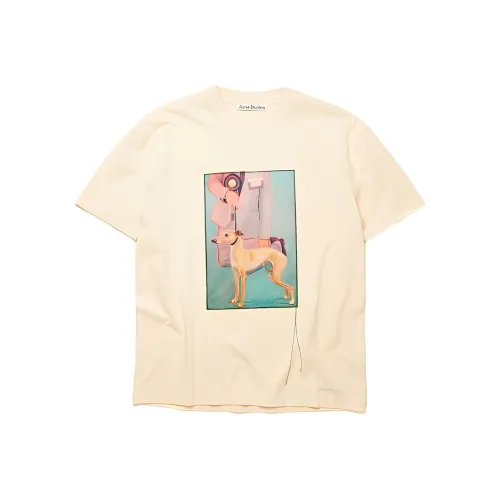 ACNE STUDIOS Теплый белый Женские футболки