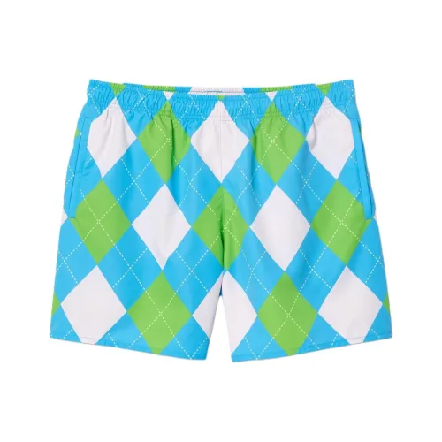 LACOSTE Плавательные шорты Мужские Синие Белые