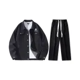 Set (Black Jacket + Black Jeans)  
Комплект (Черная куртка + Черные джинсы)