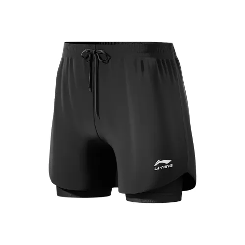 Подкладка Пляжные шорты Мужские Черные