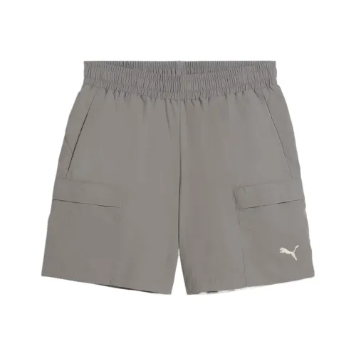 PUMA ESS Wardrobe Rela Шорты карго Мужской Хаки