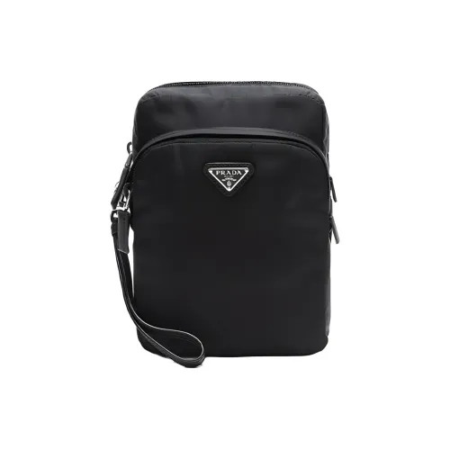 PRADA Нейлоновый клатч мужской черный