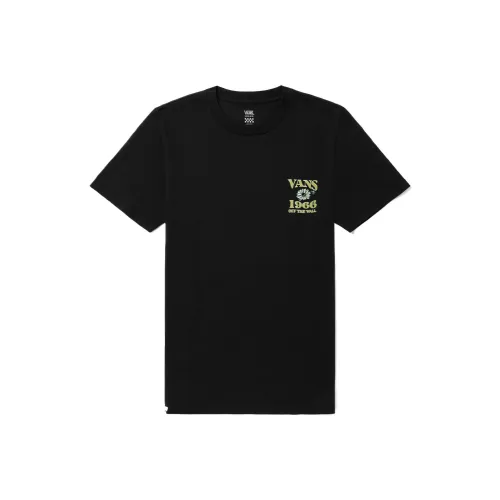 VANS 1966OFF The Wall Стандартная Футболка Женская Черная